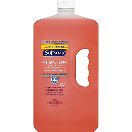 Softsoap® Antibacterial Liquid Hand Soap, Unscented, 128 Oz Bottle