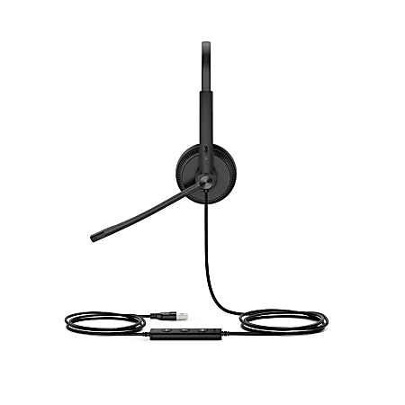 Yealink Dual UC USB Wired Headset, Black, YEA-UH34-DUAL-UC