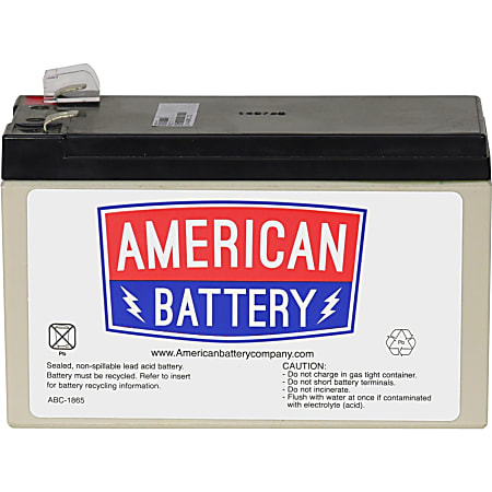 ABC Replacement Battery Cartridge - 7000 mAh - 12 V DC - Sealed Lead Acid (SLA) - Spill-proof/Maintenance-free - Hot Swappable