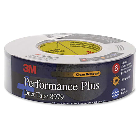 3M 8979SB60 Performance Plus Duct Tape - 2" Width x 60 yd Length - 3" Core - Rubber - 12.60 mil - Polyethylene Coated Cloth Backing - Removable, Abrasion Resistant, Water Resistant - 1 / Roll - Slate Blue