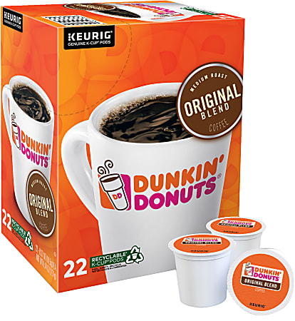 The Original Donut Shop Single Serve K Cup 1 Step Mocha Latte Carton of 20  - Office Depot