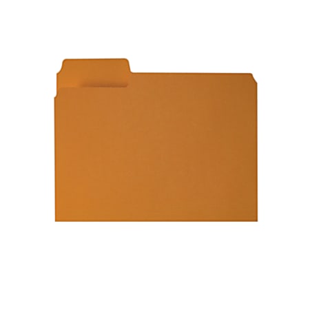 Smead® SuperTab® File Folders, Letter Size, 1/3 Cut, Goldenrod, Pack Of 3