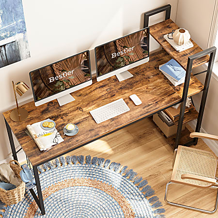 Modern office outlet desk with storage
