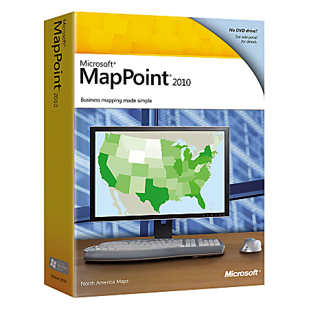 Microsoft® MapPoint® 2010, Traditional Disc