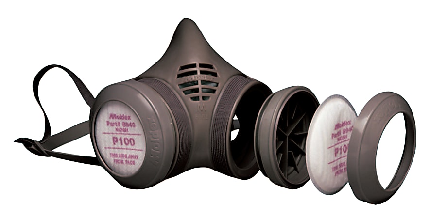3M™ 8000 Series Assembled Respirators With P100 Cartridges, Medium