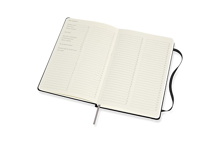 Moleskine PRO Notebook 5 x 8 14 240 Pages Black - Office Depot