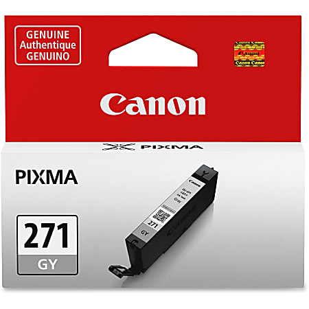 Canon® CLI-271GY Gray Standard-Yield Ink Tank, 0394C001