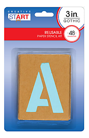 48 x 12 Alphabet Kit Stencil