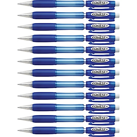 Pentel® Cometz™ Mechanical Pencil, 0.9mm, #2 Lead, Blue