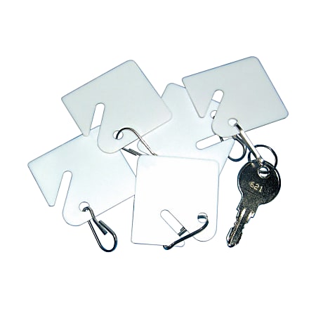 PM™ Company Replacement Key Tags, White, Pack Of 20