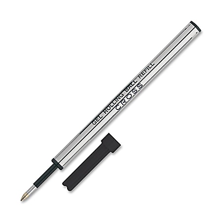 BLACK #8523 Cross Standard Selectip Gel Ink Rollerball Pen Refill Pk of 3 