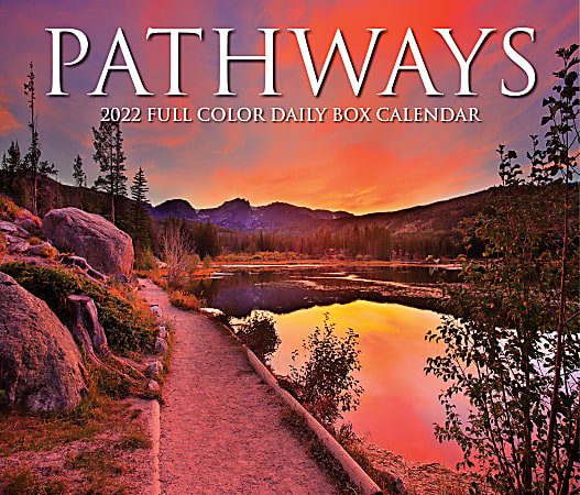 Willow Creek Press Page-A-Day Daily Desk Calendar, 5-1/2" x 6-1/4", Pathways, January To December 2022