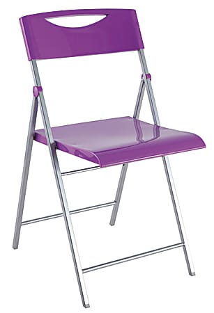 Alba CPSMILE Chair, Purple, Set Of 2
