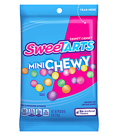 Sweetarts Mini Chewy Candy, 6 Oz Bag
