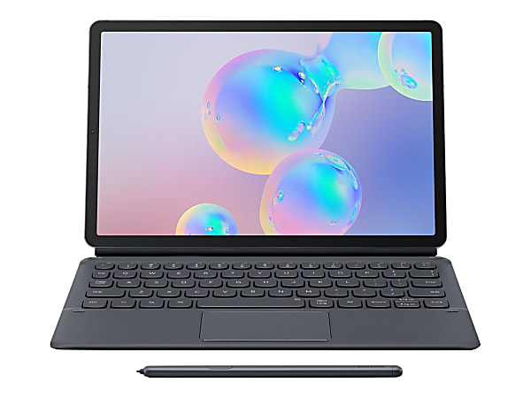 Samsung Galaxy Tab S6 - Tablet - Android 9.0 (Pie) - 256 GB - 10.5" Super AMOLED (2560 x 1600) - microSD slot - mountain gray