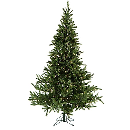 Fraser Hill Farm Artificial Foxtail Pine Christmas Tree With Clear LED String Lighting And EZ Connect, 9'