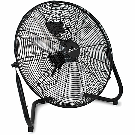 Royal Sovereign RAC-HVF20S 20" 3-Speed Air Circulator Fan, 23-1/2"H x 23-4/10"W x 10-2/10"D, Silver