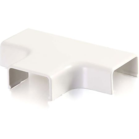 C2G Wiremold Uniduct 2700 Tee - Fog White - Fog White - Polyvinyl Chloride (PVC)