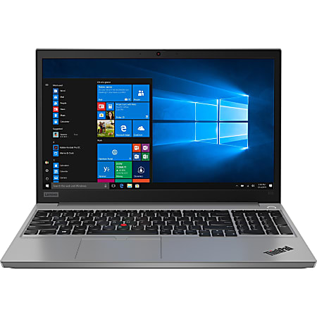 Lenovo ThinkPad E15 20RD002UUS 15.6" Notebook  - Intel Core i7 (10th Gen i7 - 10510U 1.80 GHz - 8 GB RAM - 500 GB HDD - Silver - Windows 10 Pro - Intel UHD Graphics - 12.20 Hour Battery