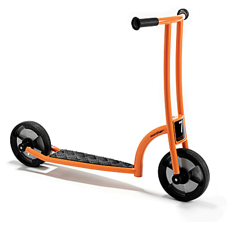 Winther Circleline Scooter, 29 15/16"H x 17 3/4"W x 39 3/4"D, Orange