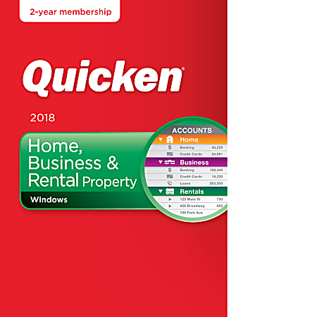 Quicken® Home, Business And Rental Property 2018, Download