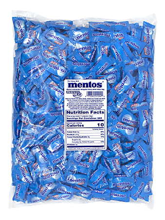 Mentos Chewy Mint Candy, Bag Of 385 Candies