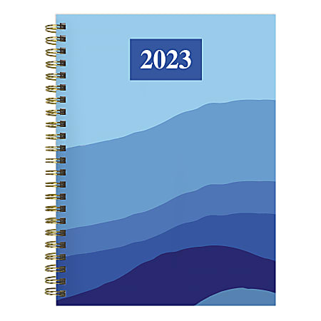 TF Publishing Medium Weekly/Monthly Planner, 6-1/2" x 8", Hills, January To December 2023