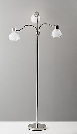 Adesso presley 3 arm floor lamp top