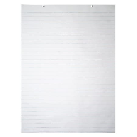 Pacon® Chart Pad, 24" x 32", 2-Hole Top Punched, 1" Ruled, 70 Sheets