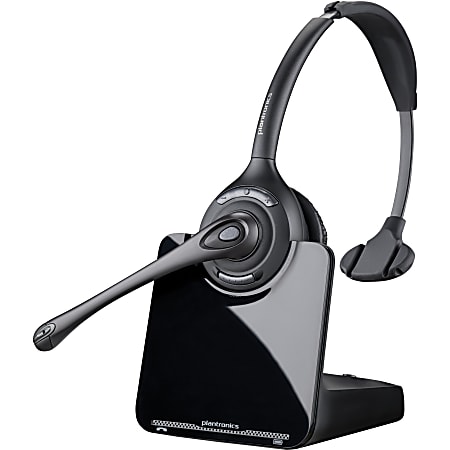 Plantronics® CS510 Wireless Office Phone Headset, Black/Silver