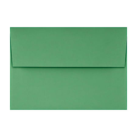 LUX Invitation Envelopes, A1, Peel & Press Closure, Holiday Green, Pack Of 1,000
