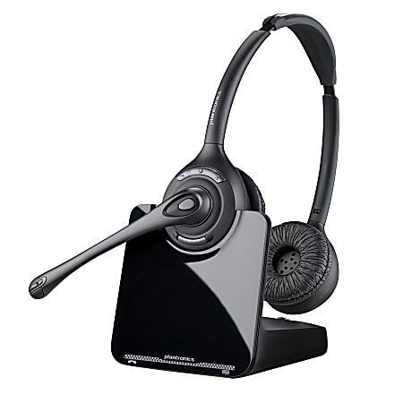 Plantronics® CS520 Wireless Office Phone Headset, Black/Gray
