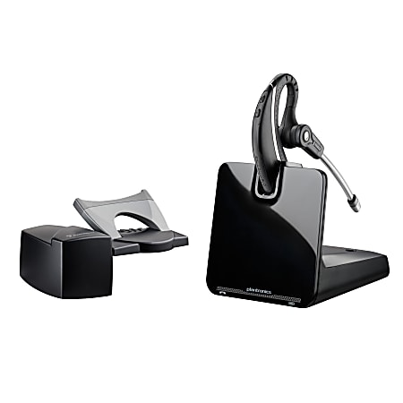 Plantronics&reg; CS530 Wireless Headset System With HL10 Lifter, Black/Gray/Silver