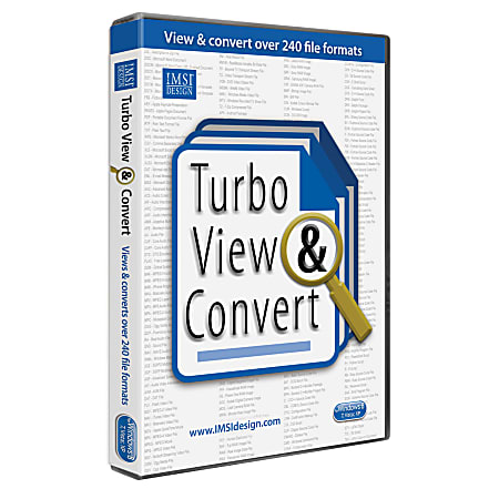 IMSI Turbo View & Convert, Disc