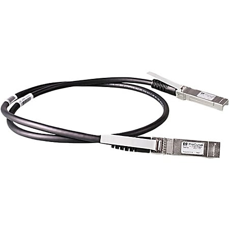 HPE X242 40G QSFP+ to QSFP+ 3m DAC Cable (JH235A) - 9.84 ft QSFP+ Network Cable for Network Device, Switch - First End: QSFP+ Network - Second End: QSFP+ Network - 40 Gbit/s
