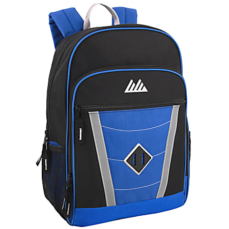 Summit Ridge Reflective Backpack, Blue/Black
