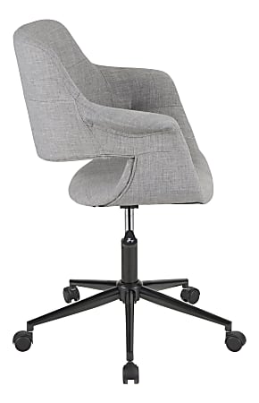 LumiSource Vintage Flair Mid Century Modern Mid Back Chair
