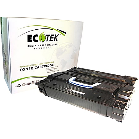 eReplacements Remanufactured High-Yield Black Toner Cartridge Replacement For HP 43X, C8543X, C8543X-ER