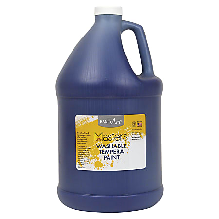 Handy Art Little Masters Washable Tempera Paint Gallon - 1 gal - 1 Each - Violet