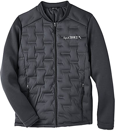 Custom North End Men’s Pioneer Hybrid Bomber Jacket