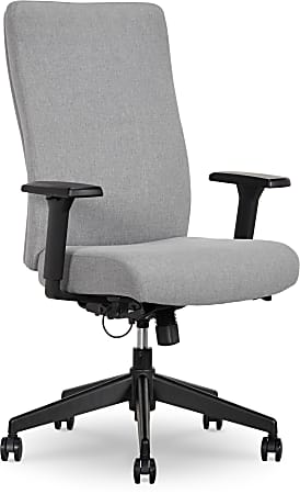 Serta&reg; Commercial Eco-2000 High-Back Ergonomic Fabric Chair, Gray