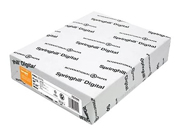 Springhill Digital Index - Smooth - white - Letter A Size (8.5 in x 11 in) - 199 g/m² - 110 lbs - 250 sheet(s) paper