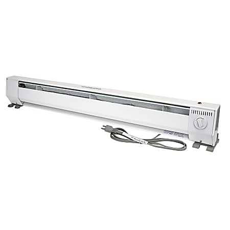 King Manufacturing KP Series 1,000-Watt Portable Baseboard Heater, 48", White