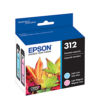 T312922-S (312) Claria Ink, 360 Page-Yield, Light Cyan/Light Magenta T312922-S (312) Claria Ink, 360 Page-Yield, Light Cyan/Light Magenta