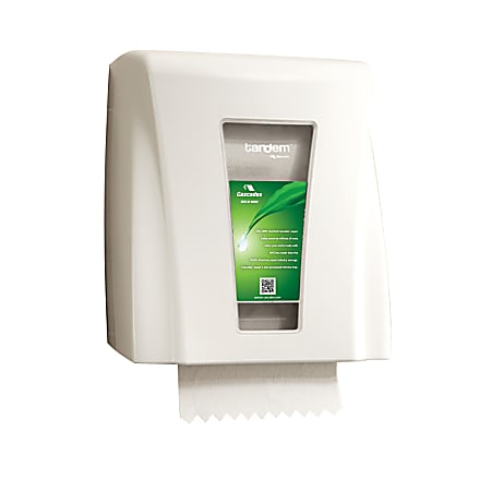 Cascades® Tandem® Touchless Roll Towel Dispenser, White