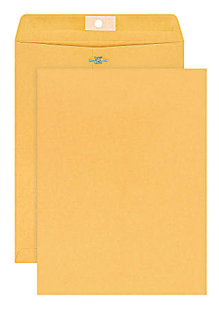Office Depot® Brand 9" x 12" Manila Envelopes, Clasp Closure, Brown Kraft, Box Of 25