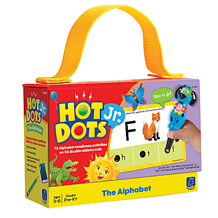 Educational Insights® Hot Dots® Jr. The Alphabet Card Set, Pre-K - Grade 2