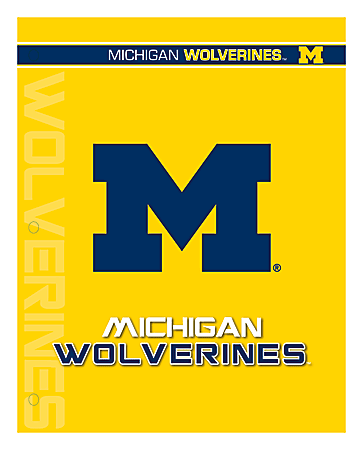Markings by C.R. Gibson® Portfolio, 12" x 9 1/2", Michigan Wolverines Classic 2