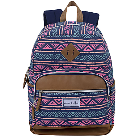 Trailmaker Cotton Backpack With 17" Laptop Pocket, Multicolor