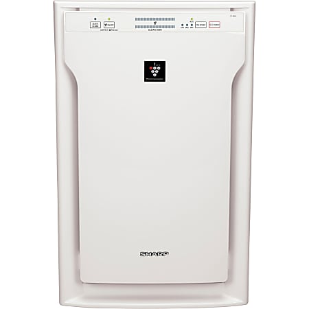 Sharp True HEPA Air Purifier with Plasmacluster Ion Technology for Extra-Large Rooms (FPA80UW) - Plasmacluster - 454 Sq. ft. - 2378.8 gal/min - White
